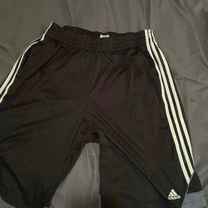 Men’s black athletic adidas shorts